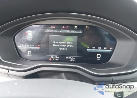 2025 Audi A5 Sportback Premium 45 Tfsi S Line Quattro S Tronic z USA, uszkodzony, nr VIN WAUDACF55SA006888